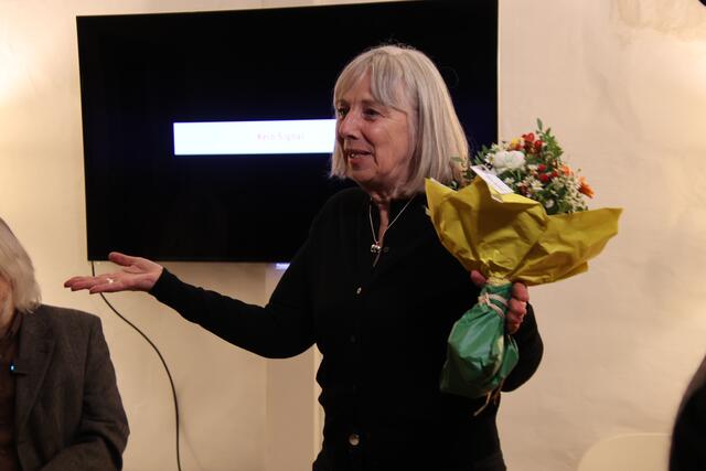 Gabriele Dau nahm Abschied vom Literaturhaus Henndorf.