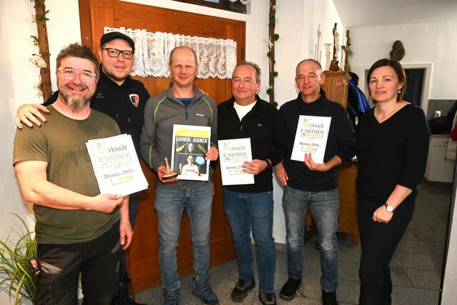 Die Sieger des Haibacher Stockturniers.  | Foto: Josef Reingruber