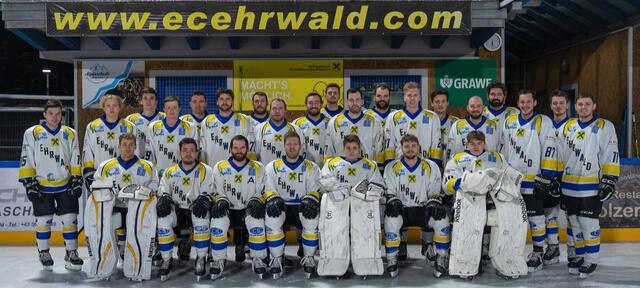 Die Ehrwalder Kampfmannschaft sicherte sich in Silz den Sieg. | Foto: ECE