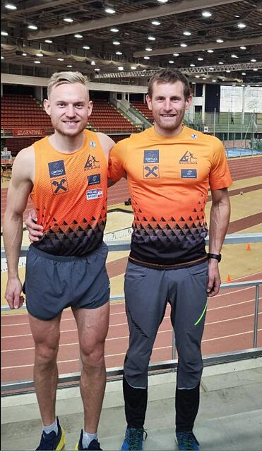 Silber für Markus Lemp (r.) über 3.000 m in Linz. | Foto: LC Sicking