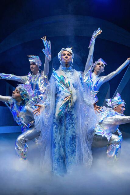 Verschneit: Die "Schneekönigin" kommt in Musical-Form nach Graz. Die Inszenierung stammt von Theater Liberi. | Foto: Theater Liberi
