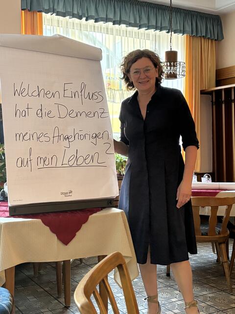 Andrea Berger-Leitner berät pflegende Angehörige. | Foto: Privat