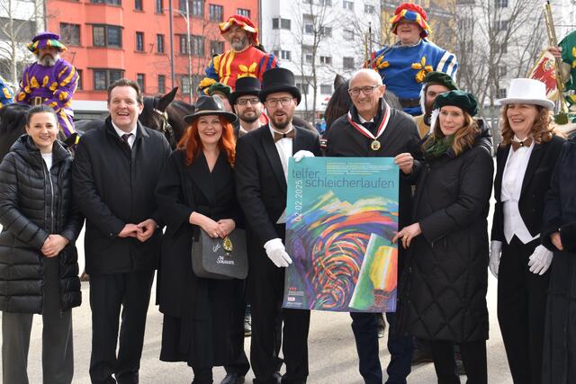 „Die Herolde“ aus Telfs gemeinsam mit der Tiroler Landesregierung.