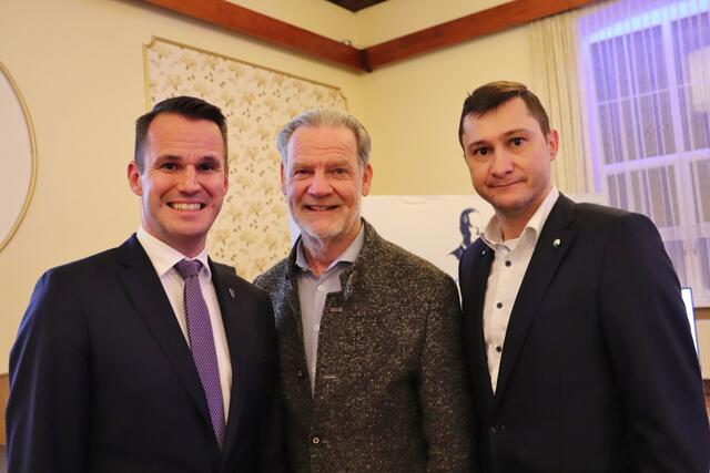 Landesrat Stefan Hermann, Landtagspräsident Gerald Deutschmann und Landtagsabgeordneter Robert Mörth | Foto: Edith Ertl