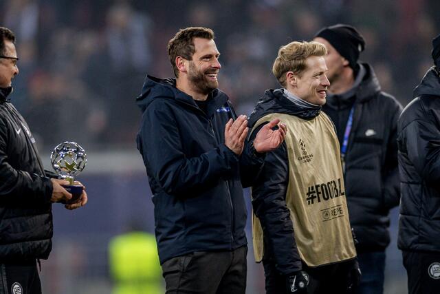 Jürgen Säumel darf in Zukunft den jungen, motivierten Abwehspieler Emran Soglo einplanen.  | Foto: GEPA