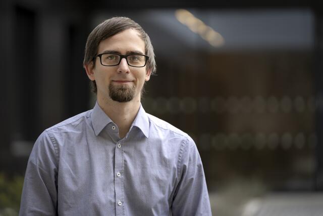 Assistenzprofessor Michael Sammler startete seine Forschungsgruppe am ISTA im Jänner 2025, nachdem er als Postdoc an der ETH Zürich gearbeitet hatte.  | Foto: ISTA