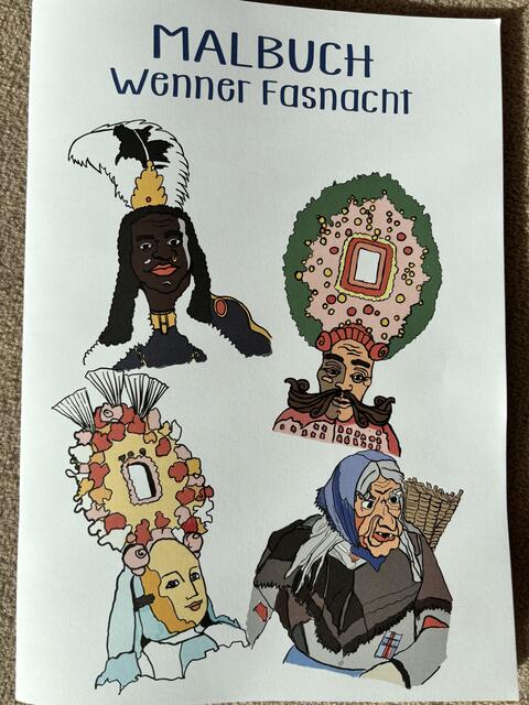 40 Seiten umfasst das Malbuch. | Foto: Dorn