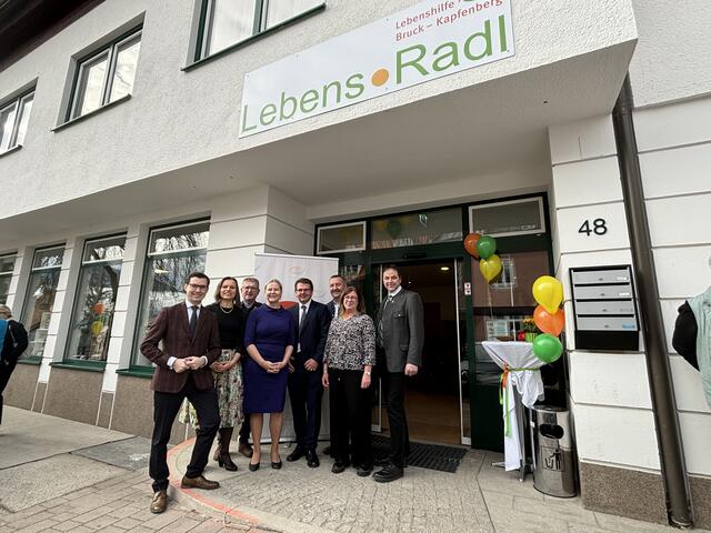 In der neuen Werkstatt "Lebenradl" fand der diesjährige Neujahrsempfang der Lebenshilfe Bruck-Kapfenberg statt. | Foto: Angelika Kern