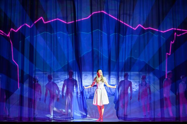 Das Musical "Skiverliebt - Zwei Brettln, die die Welt bedeuten" wird am Salzburger Landestheater aufgeführt. | Foto: SLT/Tobias Witzgall