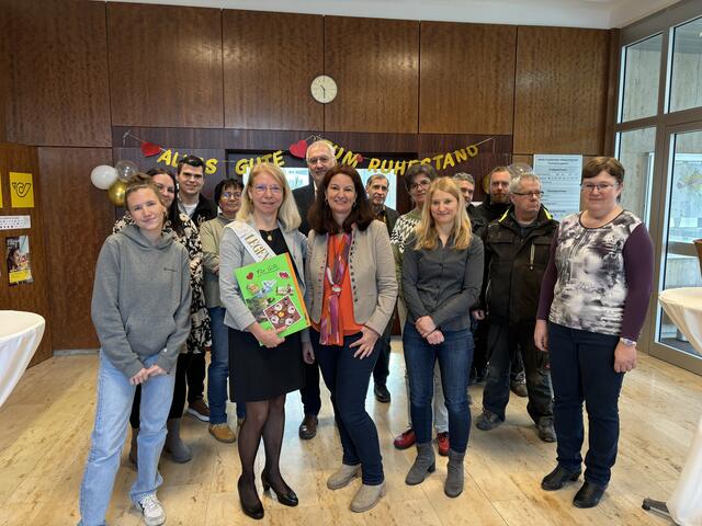 Bei der Abschiedsfeier. | Foto: Martina Schweller