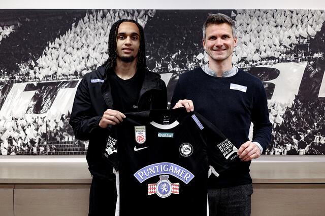 Emran Soglo soll die Verteidigung von Sturm Graz verstärken.  | Foto: SK Sturm Graz