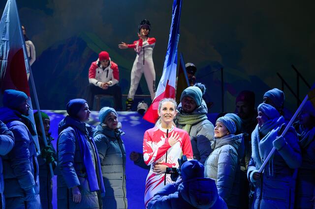 Das Musical "Skiverliebt - Zwei Brettln, die die Welt bedeuten" verknüpft Sport und Kultur auf künstlerische Weise. | Foto: SLT/Tobias Witzgall