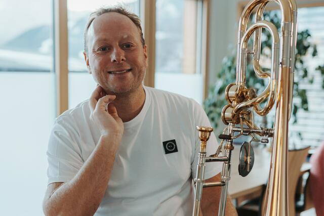 David Luidold übernimmt das Dirigentenpult der Musikkapelle Abfaltersbach und bringt jede Menge musikalische Power mit. | Foto: MK Abfaltersbach