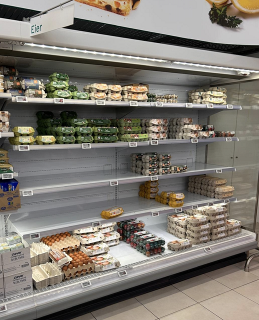 So sehen Regale in den lokalen Supermärkten im Moment aus. | Foto: MeinBezirk.at