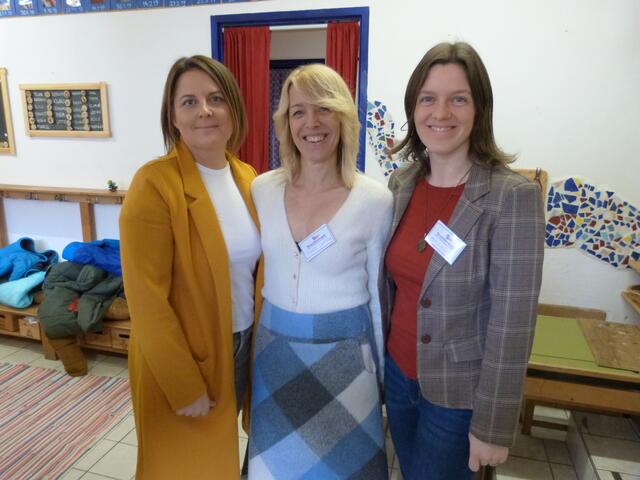 Ania Gschanes, Christine Ranftl und Ines Gubala hießen alle Familien herzlich Willkommen. 