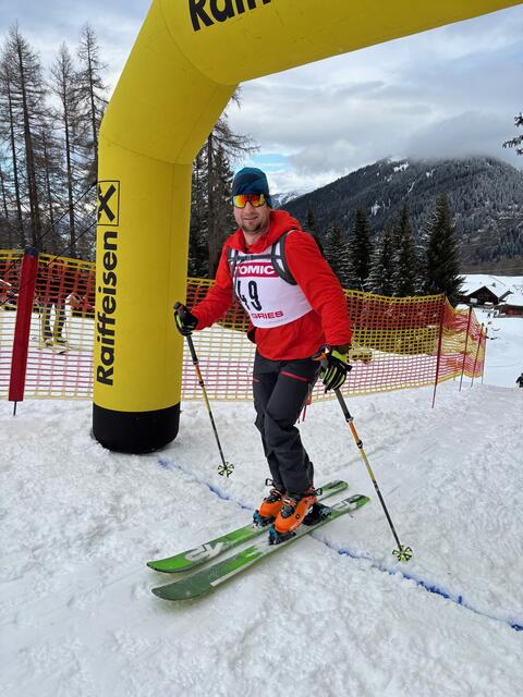 Geschafft! Bernhard Lener vom Team Bergrettung Matrei 1 | Foto: Kainz