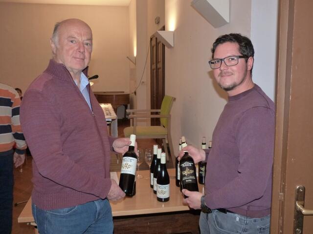 Winzer Michael Kovacs vom Weingut Kovacs aus Deutschkreutz präsentierte seiner Mittelburgenländischen Schätze.