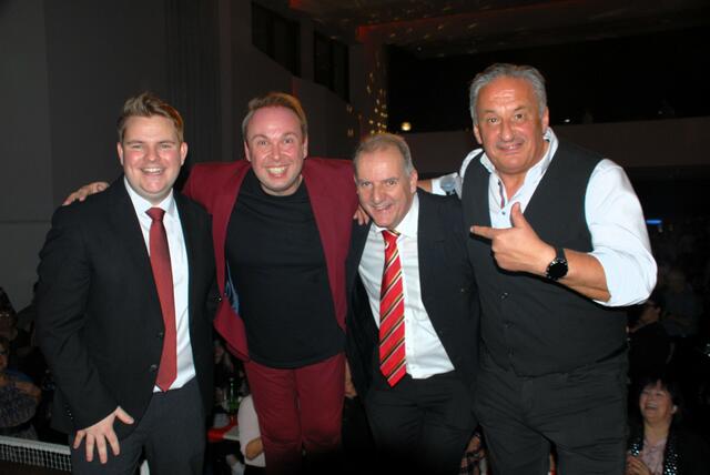  Die Organisatoren des Schlagerabend unter der Organisation von Wolfgang Nast blicken auf einen gelungen Abend zurück. 