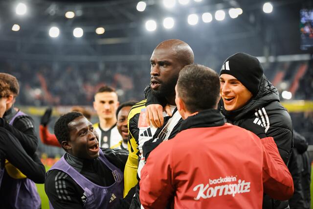 Siegertyp: Samuel Adeniran gewann schon im ersten Pflichtspiel die Herzen seiner Athletiker. | Foto: Reischl