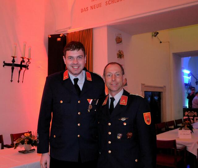 Kommandant Edmund Glanznig (re.) und Stellvertreter Felix Rudiferia