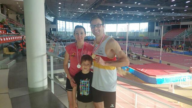 Die LMB Athletin und Athlet, Romed und Natalia Rauth. | Foto: LMB