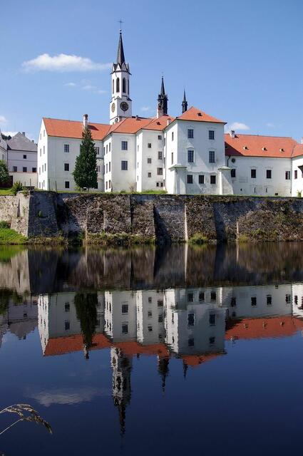 Anblick über den Klosterteich, Vyssi Brod | Foto: Klaster