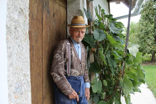 Weinreben und Pfirsichbäume vor dem Haus: So kannte man Johann Pfaff in Fischlham. | Foto: Christina Gärtner