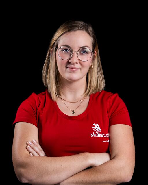 Juliana Hain wird beim europäischen Berufswettbewerb der Steinmetze in Österreich antreten. | Foto: SkillsAustria/Florian Wieer