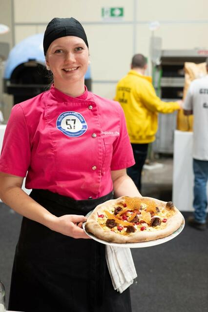 Anna Oberlerchner bei der WM in Rimini. | Foto: Privat