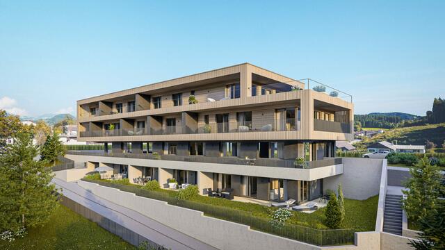 Neben den Gewerbeflächen im Erdgeschoss entstehen 26 hochwertig ausgestattete Wohnungen. | Foto: Unterberger Immobilien_archivisu e.U.