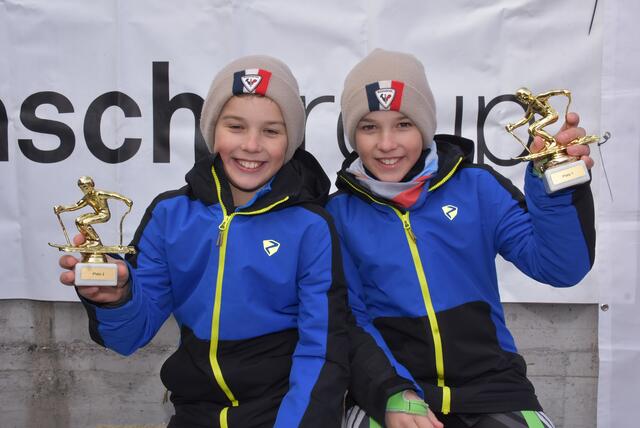 Max und Leo Hinterleitner aus Pabneukirchen gelten als ganz große Ski-Hoffnungen. | Foto: Robert Zinterhof