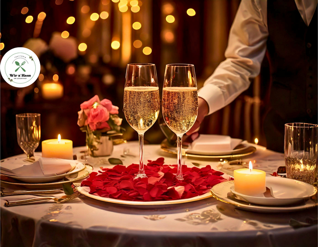 Genießt ein romantisches Dinner in der Trattoria Wir z'Haus am Zehenthof mit leckerem 3-Gänge-Menü. | Foto: AdobeStock/MeinBezirk