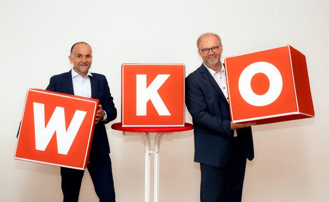 Von links: Dietmar Wolfsegger (Leiter der WK Freistadt), Christian Naderer (Obmann der WK Freistadt). | Foto: Romana Aglas