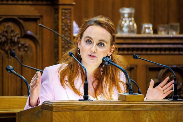 Schöne Nachrichten abseits ihrer politischen Arbeit gibt es bei der Wiener ÖVP-Gemeinderätin Laura Sachslehner. Die 30-jährige Wienerin erwartet nämlich ihr erstes Kind. (Archiv) | Foto: michael indra / SEPA.Media / picturedesk.com