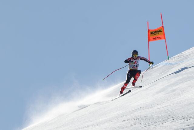 Im Bild: Jeffrey Read aus Kanada beim Abfahrtstraining. | Foto: Land Salzburg / Franz Neumayr