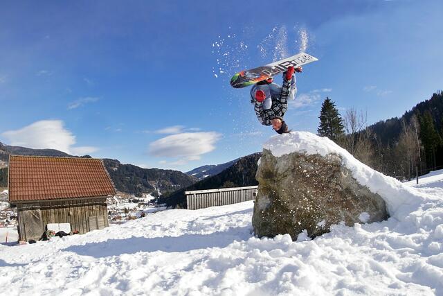 Der Snowpark Afritz ist sowohl für Neulinge als auch Profis ausgelegt. | Foto: Privat