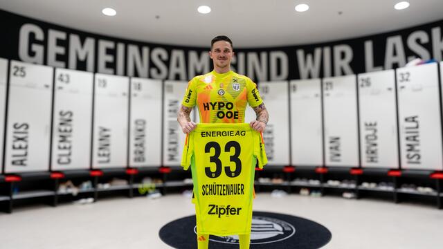 Tobias Schützenauer übernimmt bis Saisonende die Rolle des Ersatztorhüters beim LASK.  | Foto: LASK