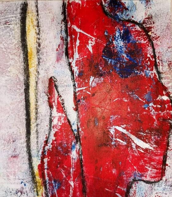 Das Werk von Raphael Pittioni zeichnet sich durch Monotypien aus. Eine Kunsttechnik, die seit dem 17. Jahrhundert angewandt wird. | Foto: Raphael Pittioni