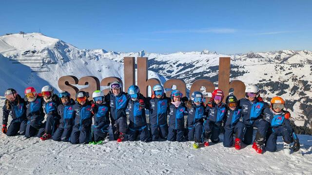 Ein unvergesslicher Tag für die Skimittelschüler bei der Weltmeisterschaft in Saalbach | Foto: Ski-MS Windischgarsten