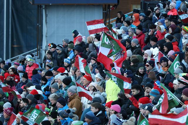 Vorfreude auf den ersten Speed-Bewerb der Saalbach-WM 2025. | Foto: Roland Hölzl/MeinBezirk