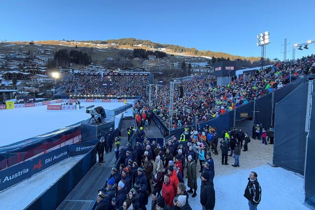 Im Bild: Fans, Stimmung bei der Ski WM 2025 in Saalbach | Foto: Land Salzburg / Franz Neumayr
