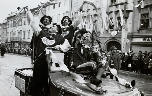 Prangerhäscher Heinz Erlach.  | Foto: Villacher Fasching Archiv