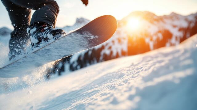 Die beteiligte Snowboarderin blieb unverletzt. (Symbolfoto) | Foto: stock.adobe.com/at/Maximages