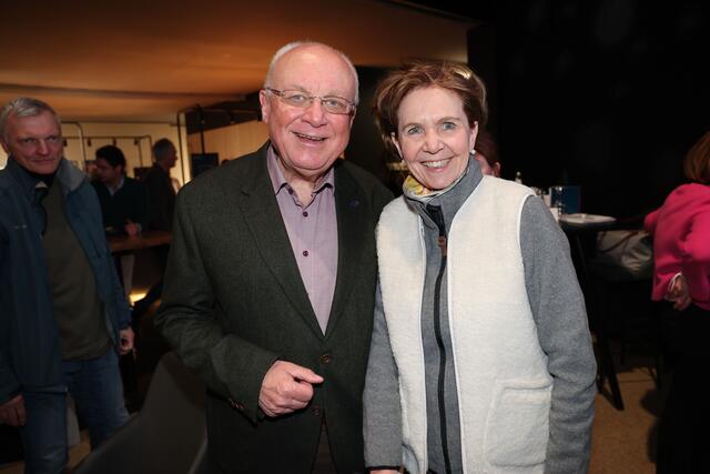 Im Bild v.l.: Ex-Landeshauptmann Franz Schausberger und Landtagspräsidentin Brigitta Pallauf | Foto: Land Salzburg / Franz Neumayr