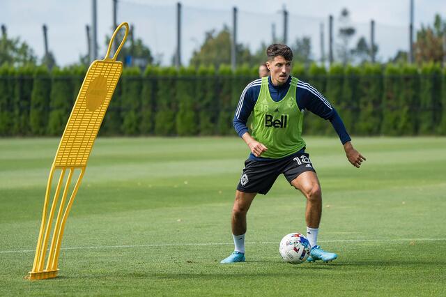 Alessandro Schöpf beim Training in Vancouver. Künftig spielt er für den WAC in der österreichischen Bundesliga. | Foto: sz/Vancouver Whitecaps