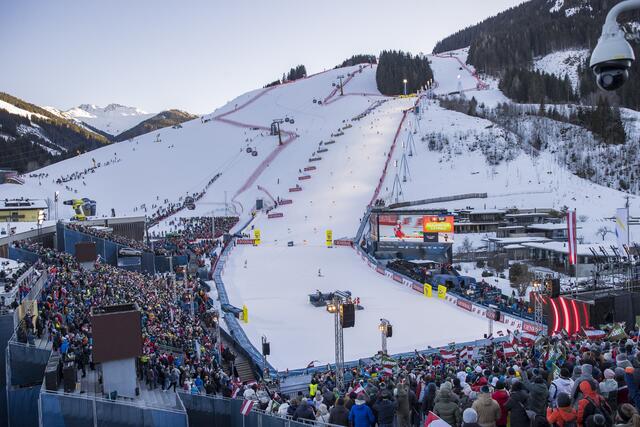 Im Bild: Fans, Stimmung bei der Ski WM 2025 in Saalbach | Foto: Land Salzburg/Neumayr-Leopold