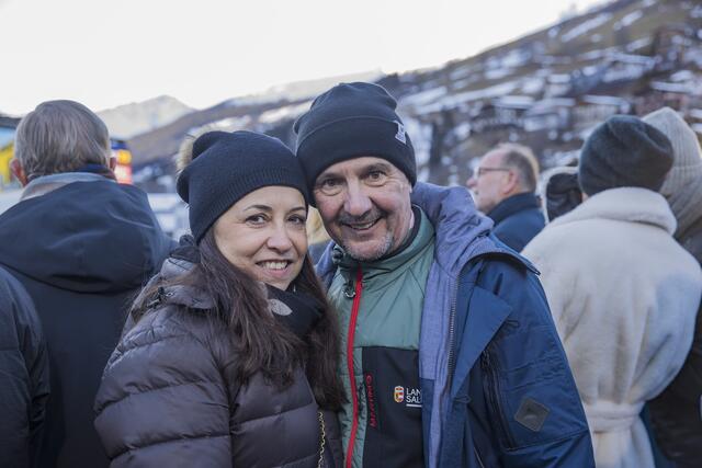 Im Bild: Landesrat Martin Zauner mit Lebensgefährtin Manuela Koppitsch. | Foto: Land Salzburg/Neumayr-Leopold