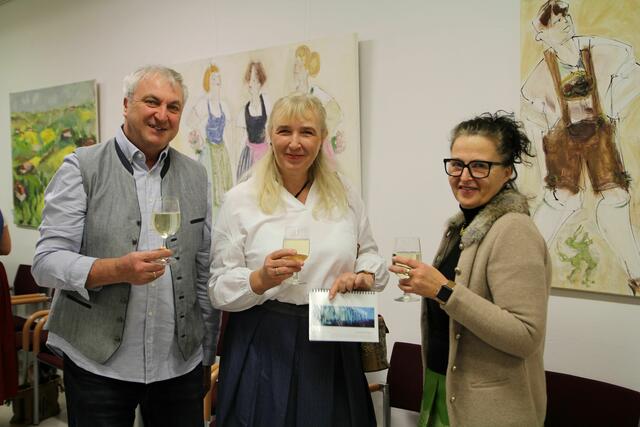 Andreas und Astrid Voglsam und Sigrid Grubmair