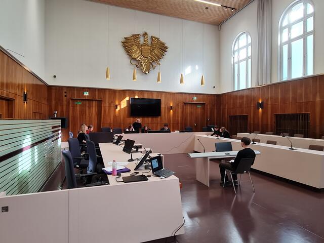 Einblick in das Landesgericht für Strafsachen erhielten die Schülerinnen und Schüler der 2ABK Deutshlandsberg. | Foto: HAK Deutschlandsberg