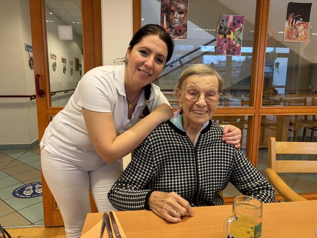 Osmani Zijaver und Johanna Gimpel.  | Foto: Martina Schweller